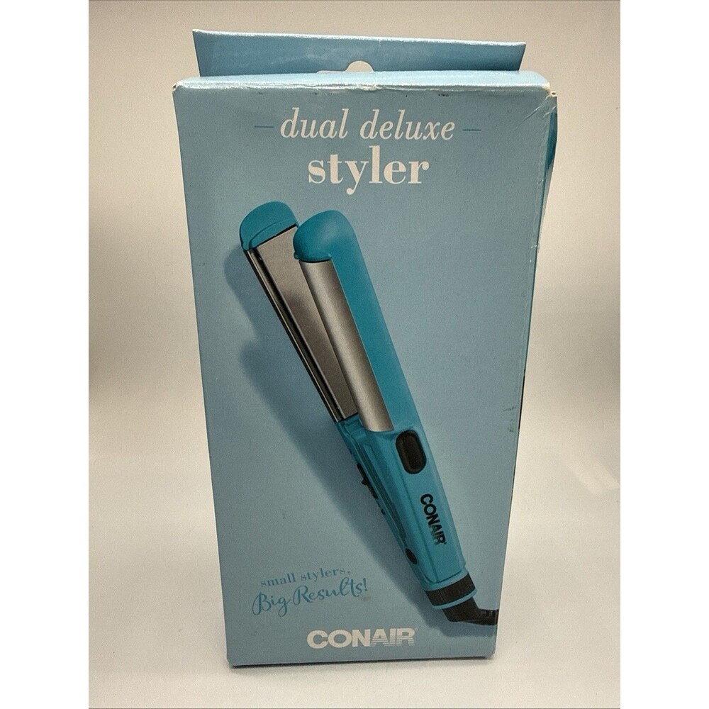NEW Conair Mini Dual Deluxe Styler Add Curls & Waves Perfect On-The-Go Styling